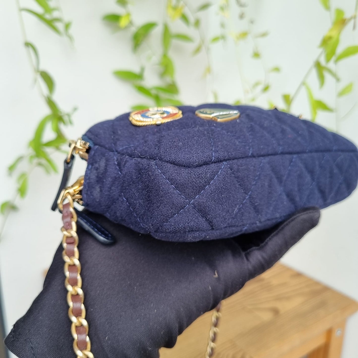 Chanel Charming Navy Crossbody Bag #26 2019 Size 19x4x10