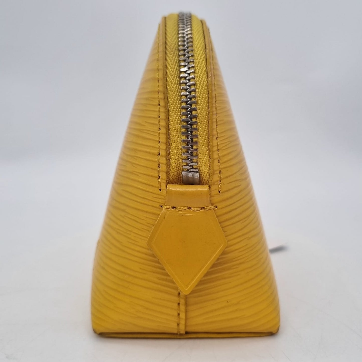 Louis Vuitton Cosmetic Pouch Epi Leather Yellow 2012 Size 17x6x11