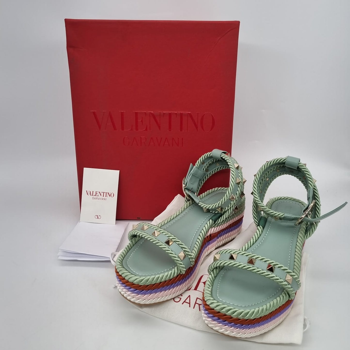 Valentino Garavani Wedges Stud Multicolor Size 36/24