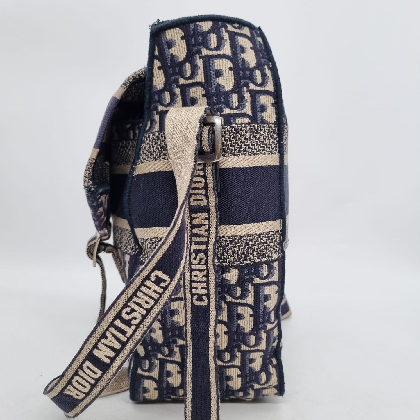 Dior Diorcamp Oblique Embroidery Blue 2018 Size 26x12x24