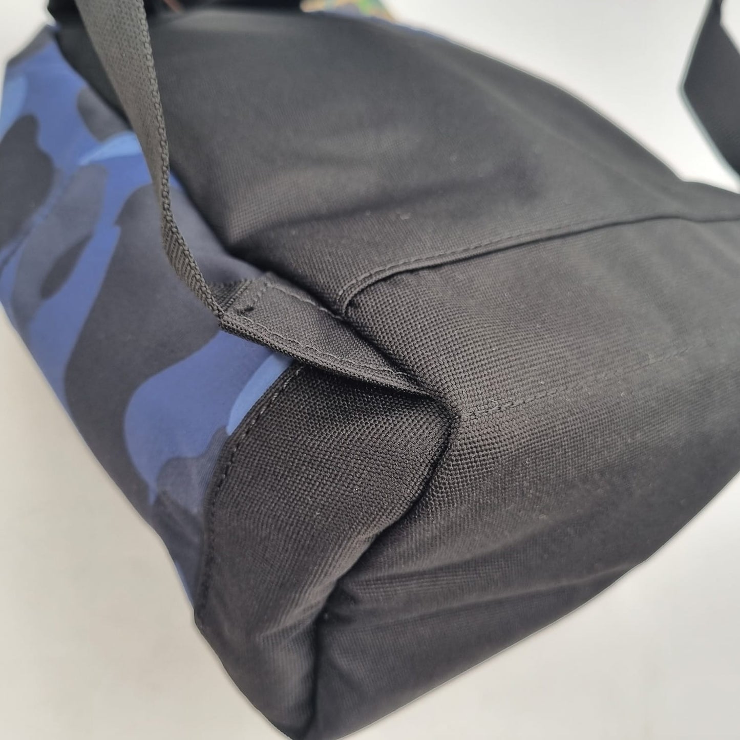 Bathing Ape Backpack Blue Navy Size 23x13x31