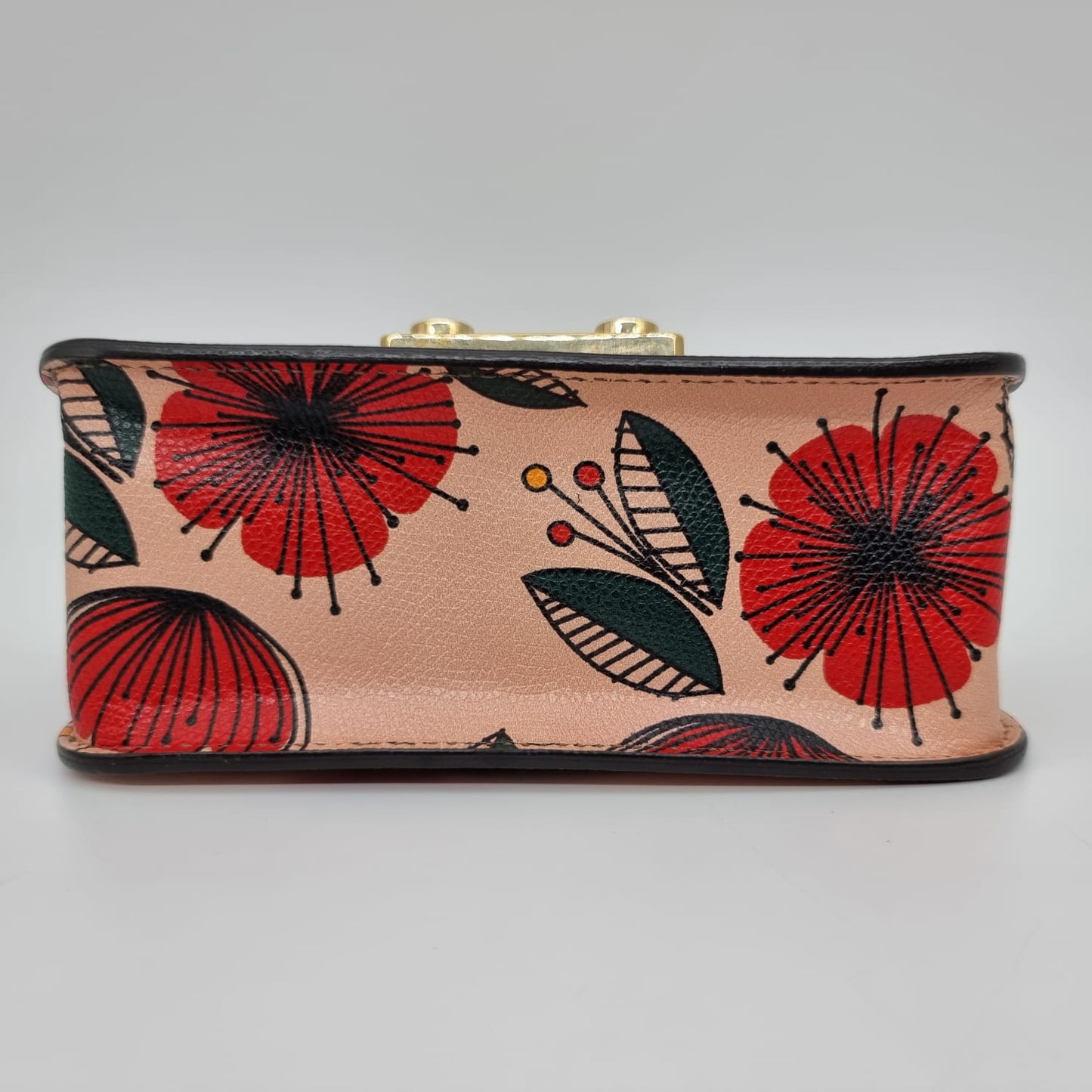 Furla Metropolis Floral Shoulder Bag Size 17x7x13