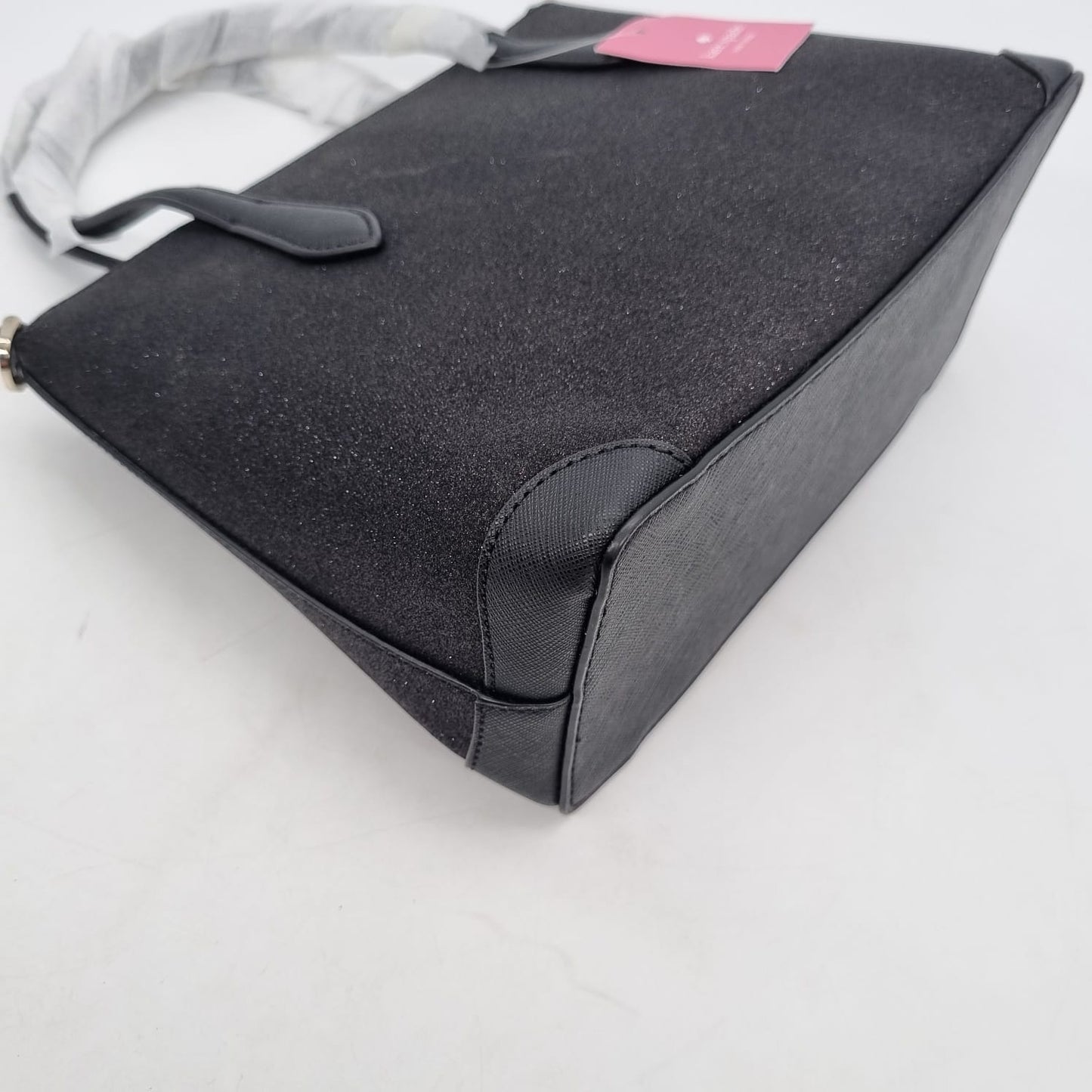 Kate Spade Satchel Glitter Fabric Shoulder Bag Black Size 24x1019