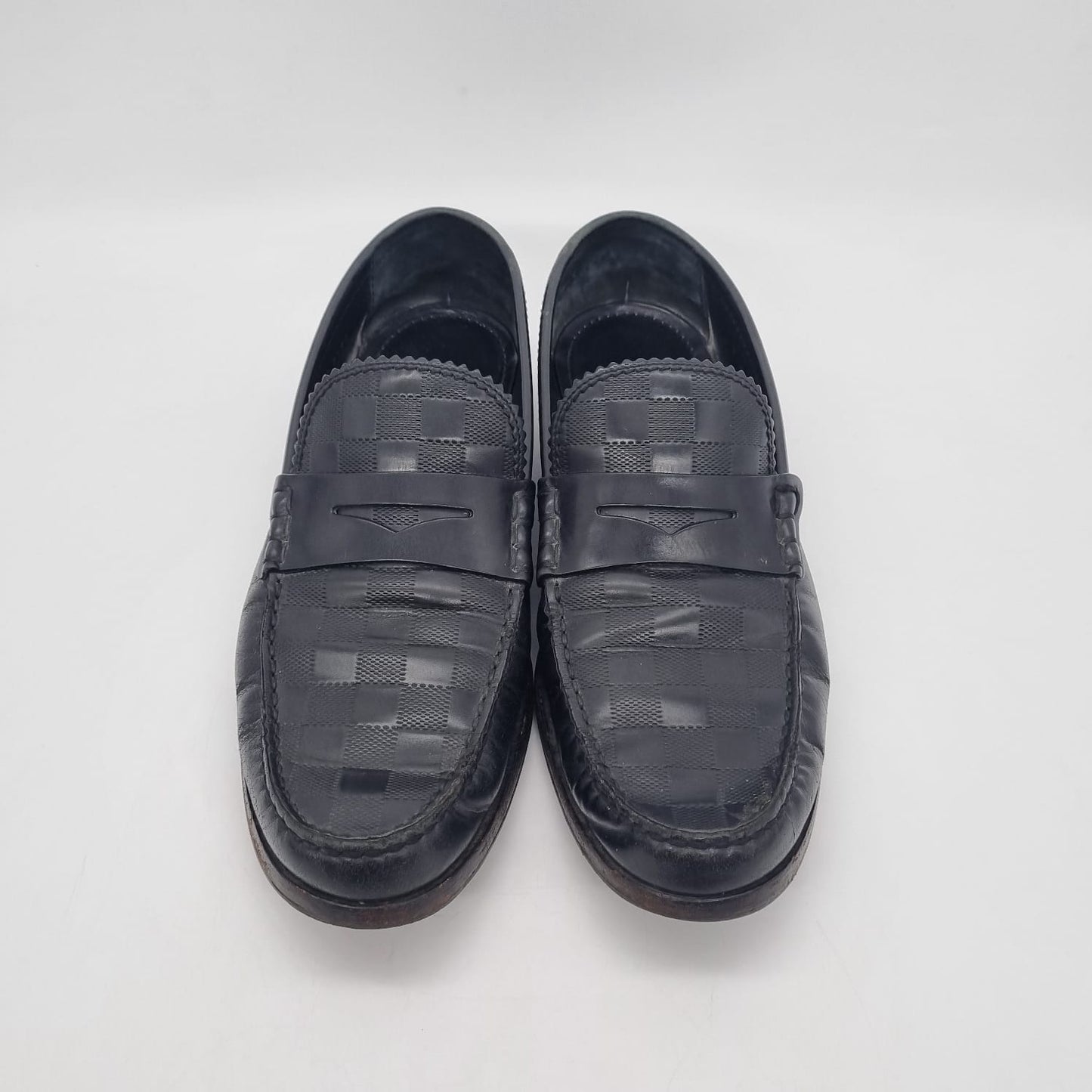Louis Vuitton Damier Loafers Black Size 9/29