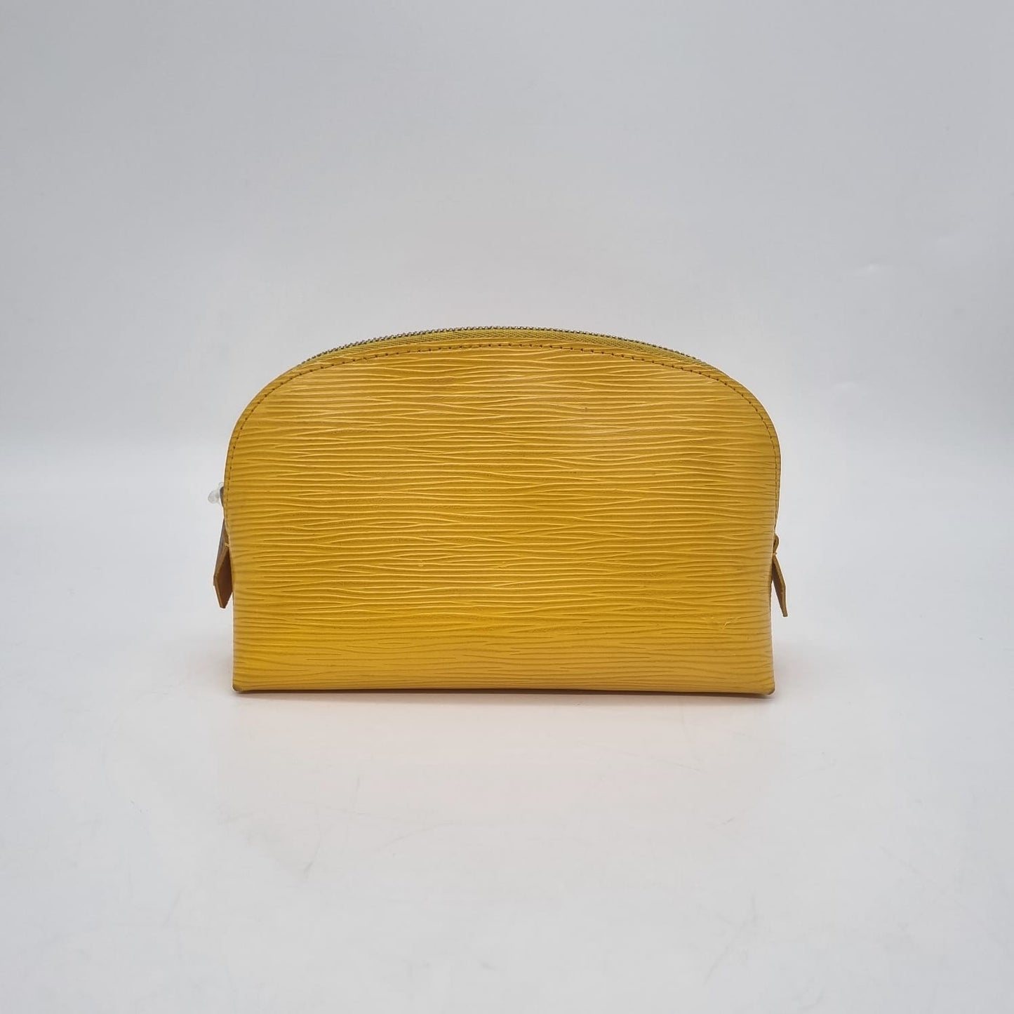 Louis Vuitton Cosmetic Pouch Epi Leather Yellow 2012 Size 17x6x11