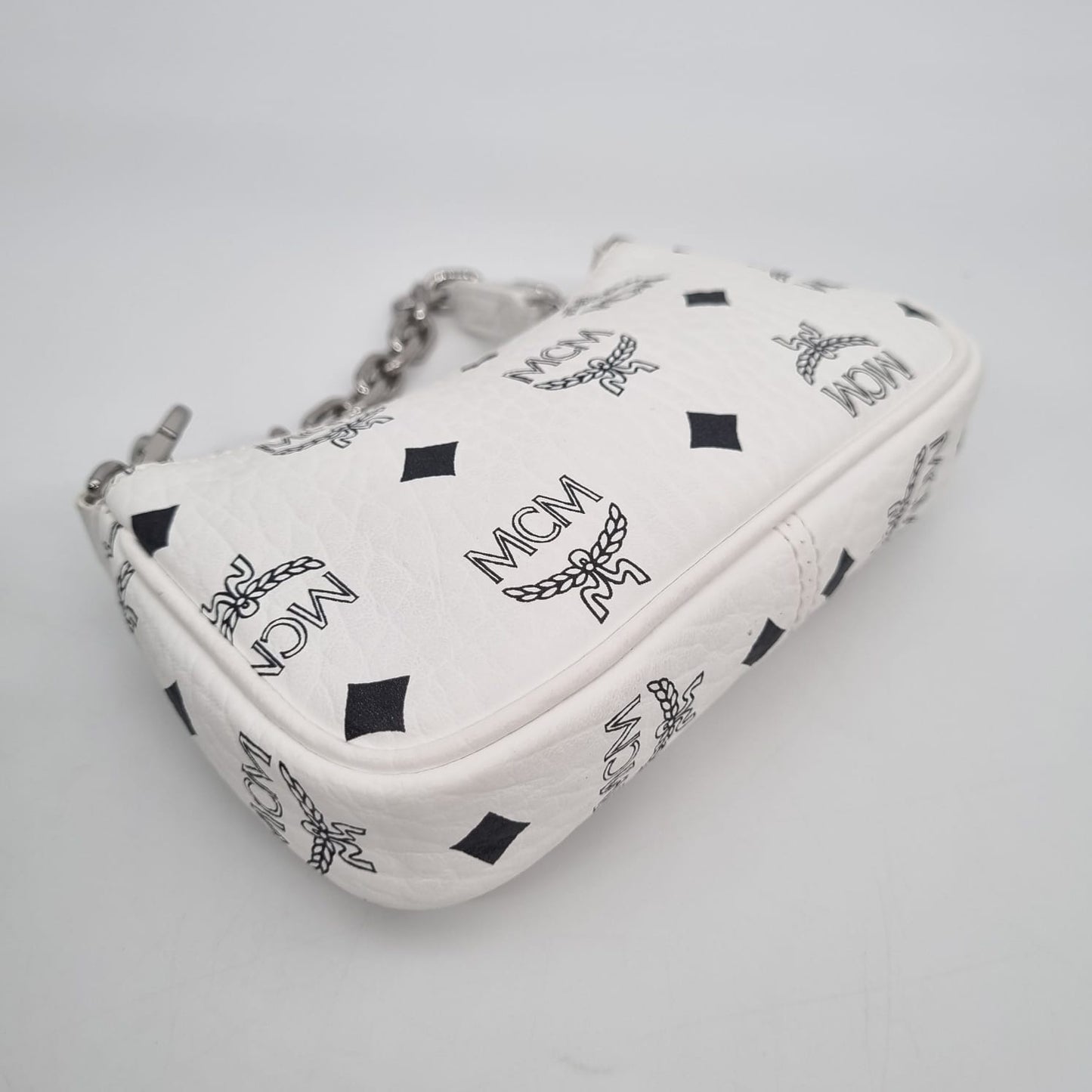 MCM Small Crossbody Pouch Trio Visetos Multi Size 21x5x15