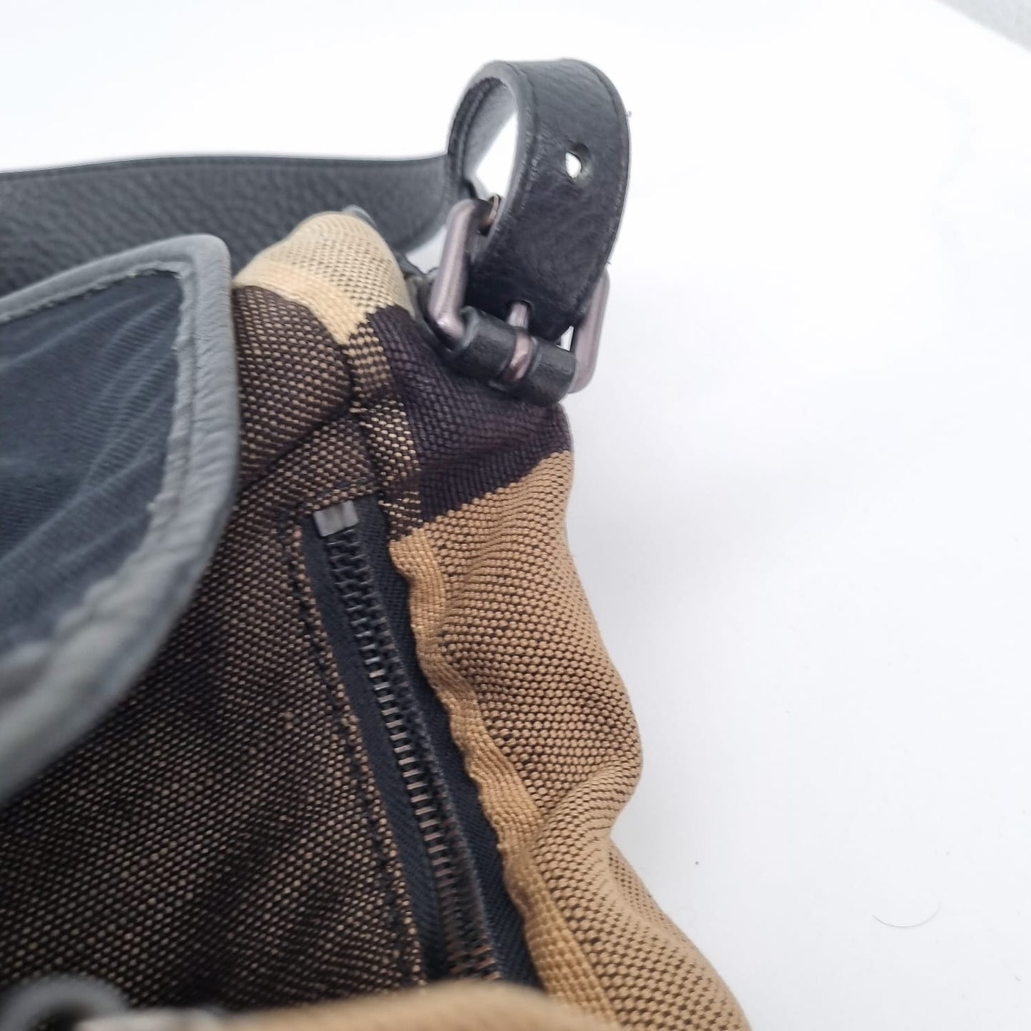 Burberry Backpack Canvas Brown Size 38x14x36