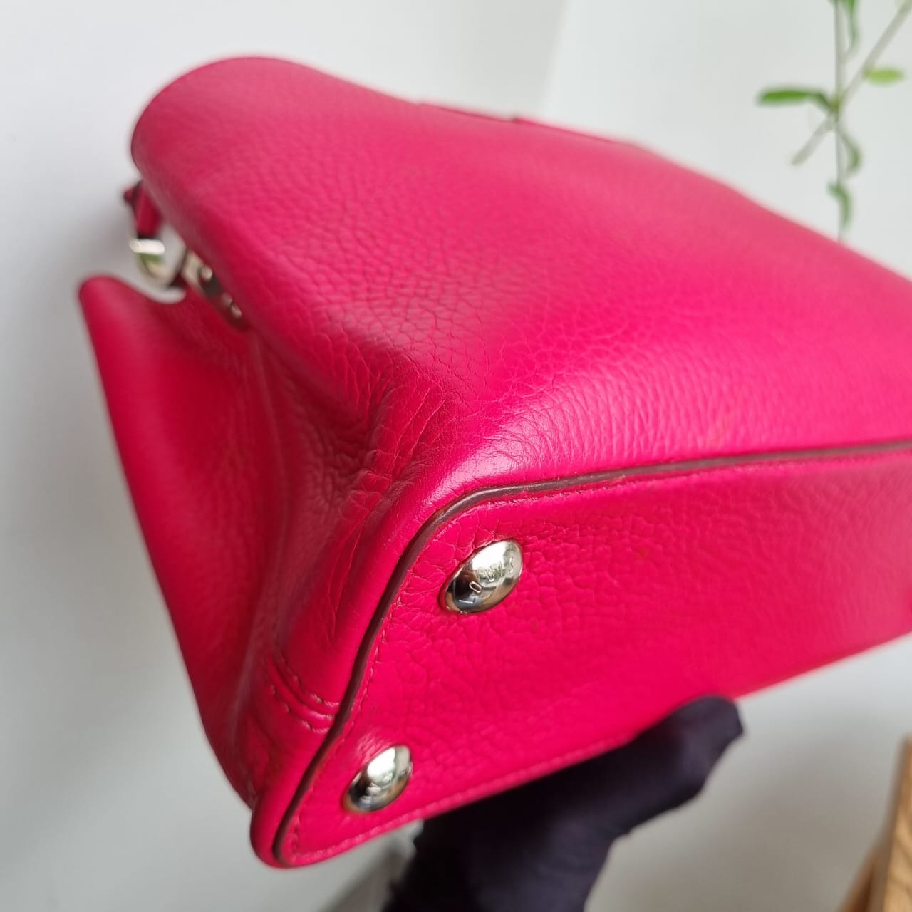 Louis Vuitton Capucine BB Fuschia 2014 Size 27x9x17
