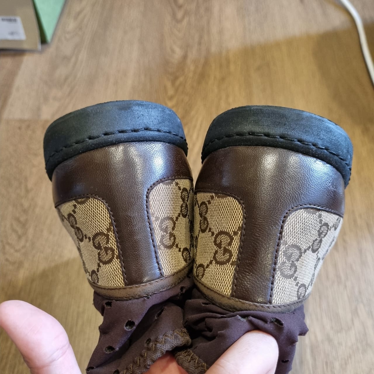 Gucci GG Supreme Boots Brown Size 9/28