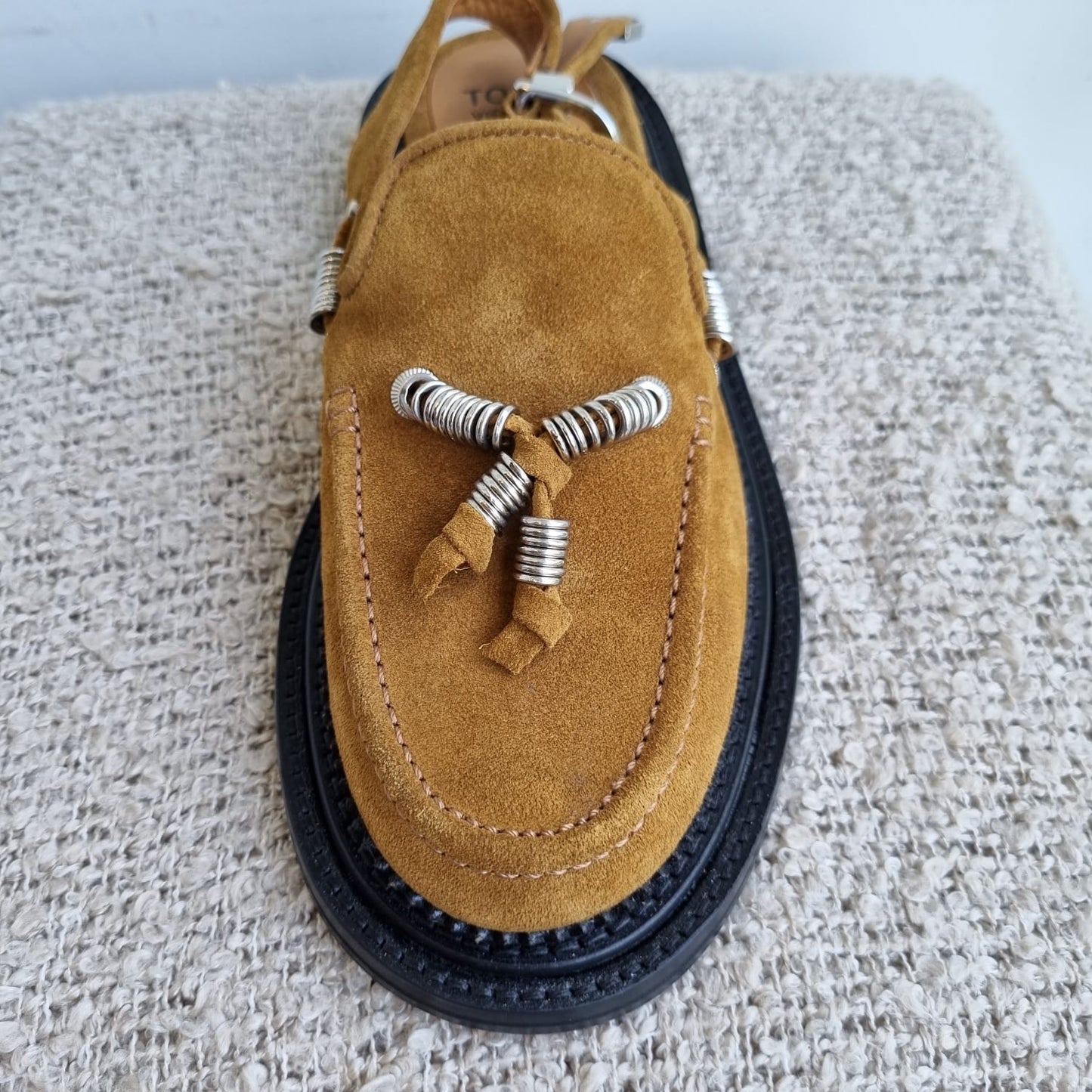 Toga Virilis Slingback Suade Brown Size 40/28