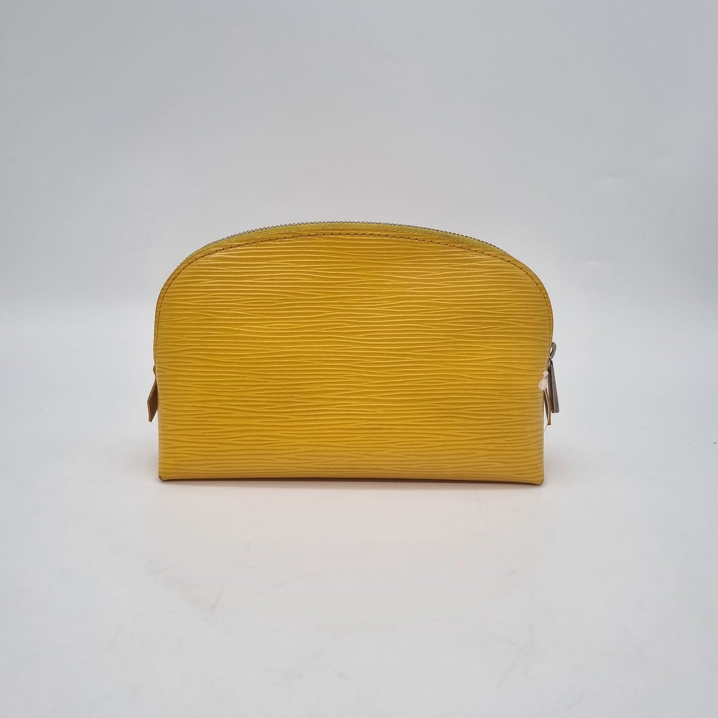 Louis Vuitton Cosmetic Pouch Epi Leather Yellow 2012 Size 17x6x11
