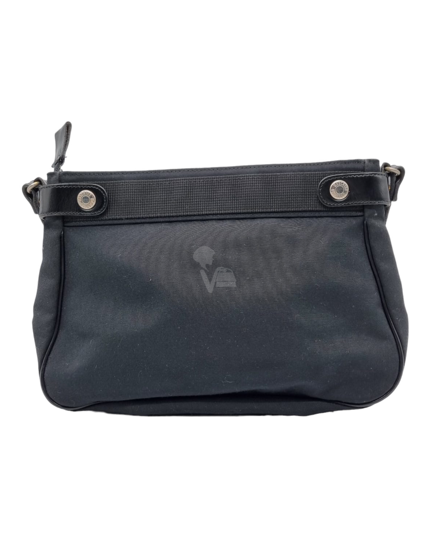 Moschino Crossbody Bag Black Logo Size 28x7x20