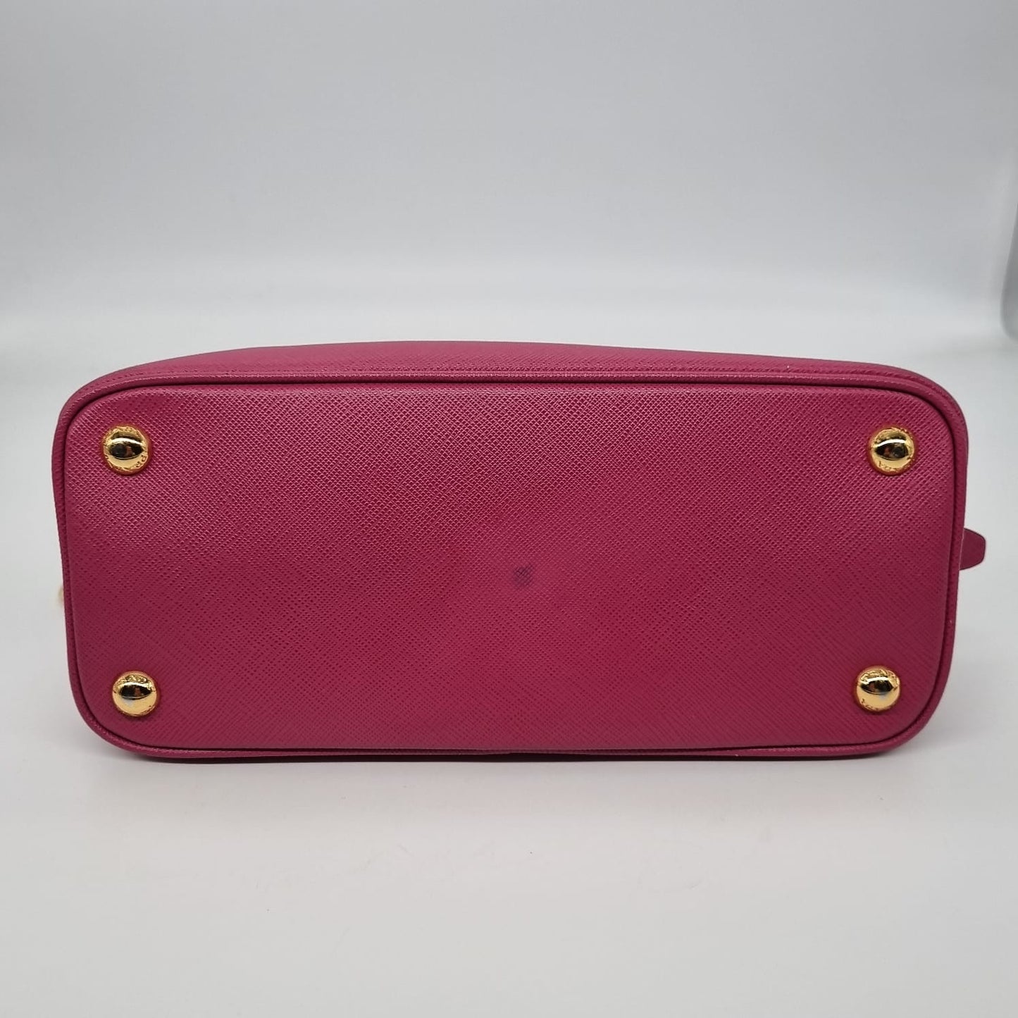 Prada Mini Saffiano Promenade Leather Bag Pink Fuschia Size 25x11x18