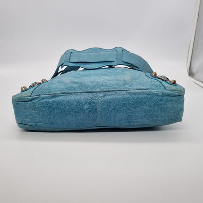 Balenciaga Giant City GHW Turquoise