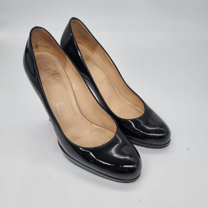 Christian Louboutin Heels Black Patent Size 37/24