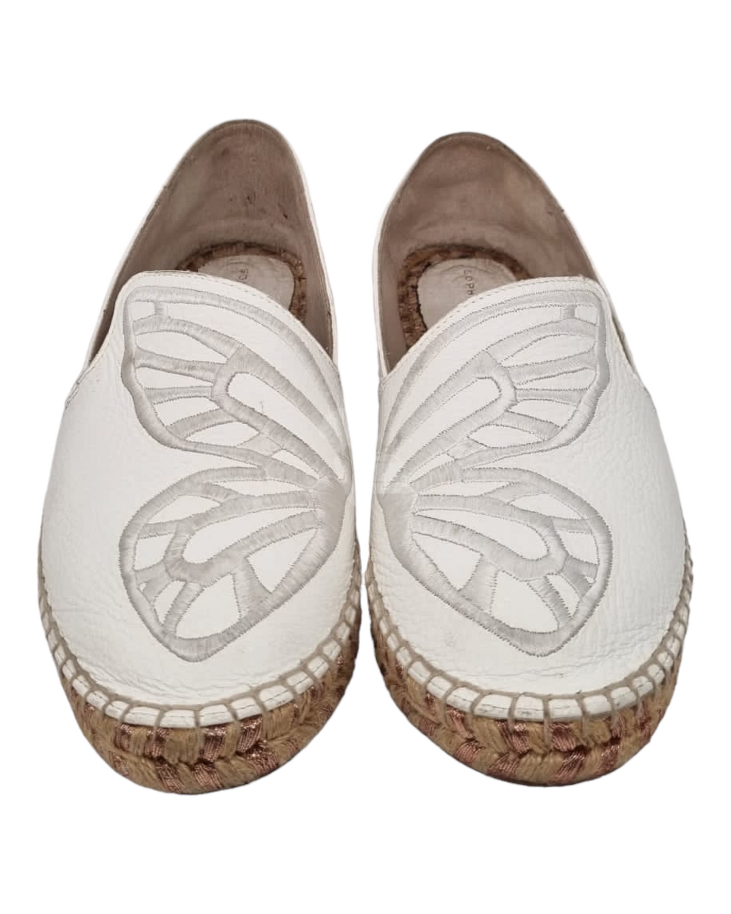 Sophia Webster Butterly Espadrille White Size 39/25