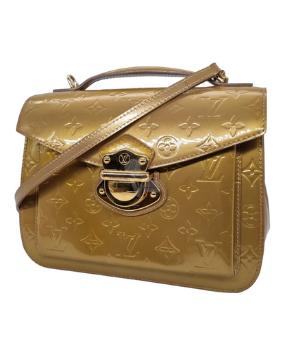 Louis Vuitton Mirada Monogram Vernis Gold 2012 Size 25x11x23