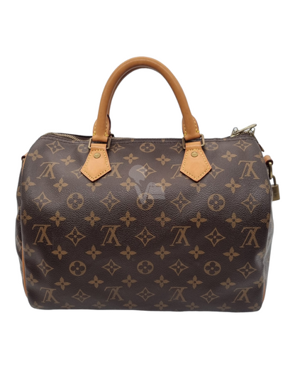 Louis Vuitton Speedy Bandou 30 Monogram 2015 Size 30x16x25