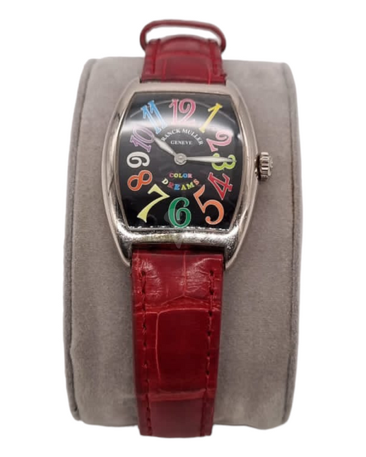 Franck Muller Geneve CWatch Color Dreams Leather Red 25mm