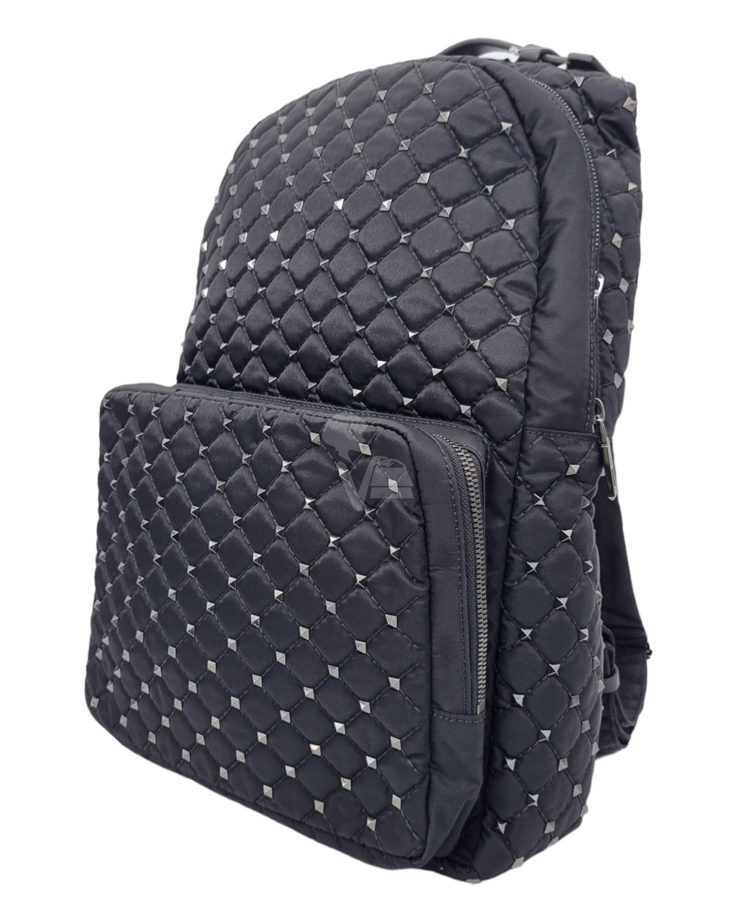 Valentino Garavani Rockstud Backpack Spike Black Size 30x10x40