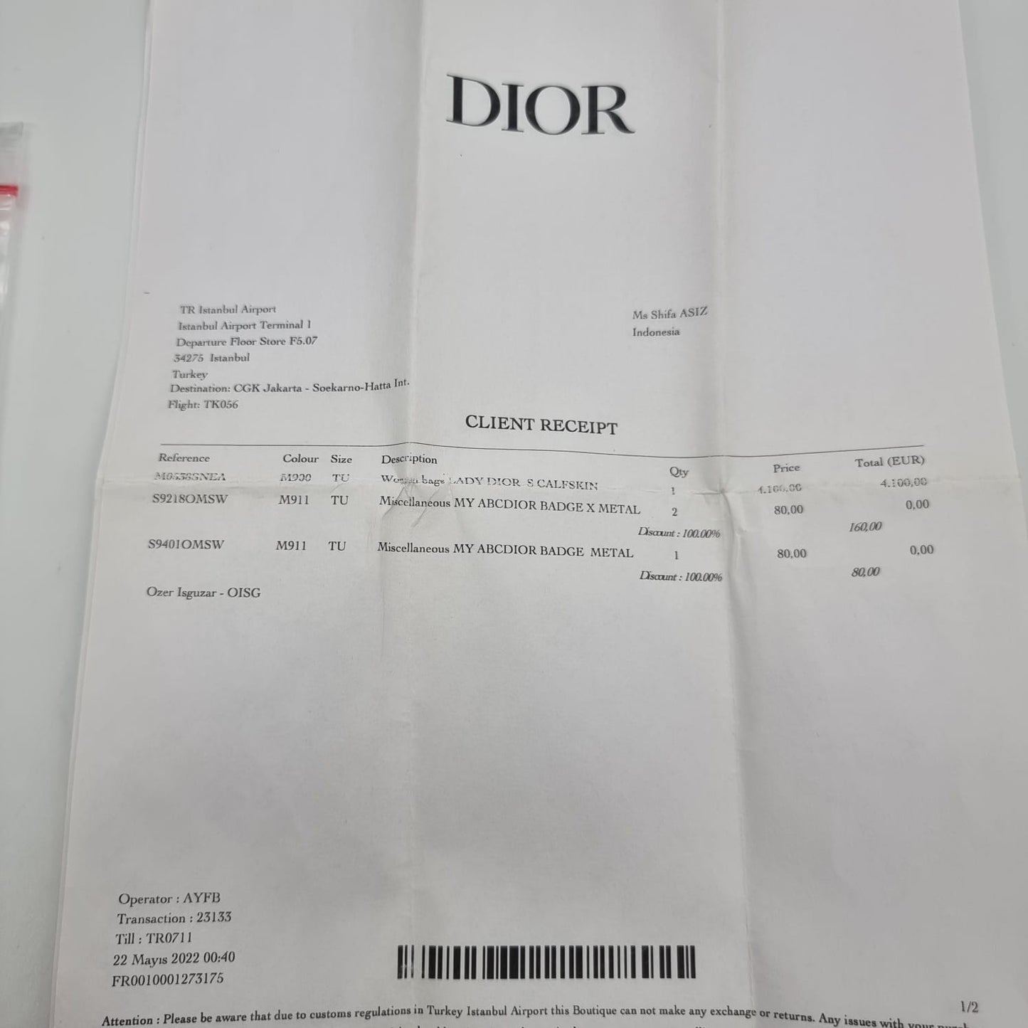 Dior Lady Dior Small Black Cannage Calfskin Diamond Motif 2022 Size 20x6x18