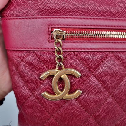 Chanel Hobo Shoulder Bag Red #26