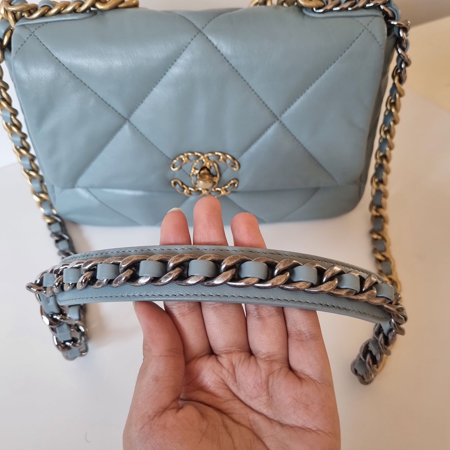 Chanel C19 Medium Ash Blue #30