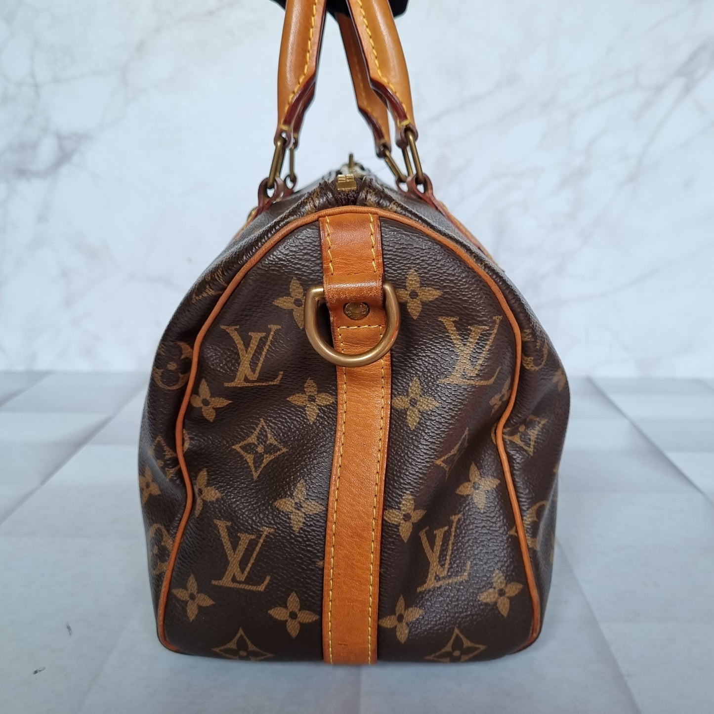 Louis Vuitton Speedy Bandou 25 Monogram 2019 Size 25x15x22