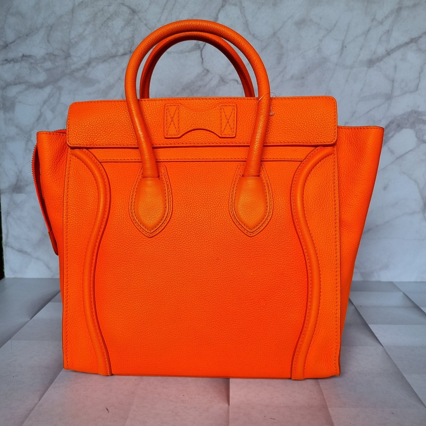 Celine Mini Luggage Fluo Orange