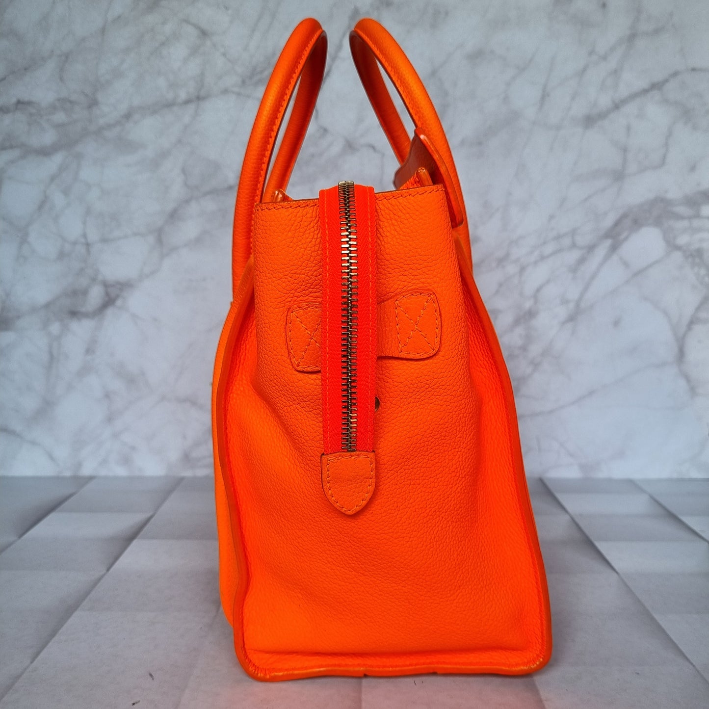 Celine Mini Luggage Fluo Orange