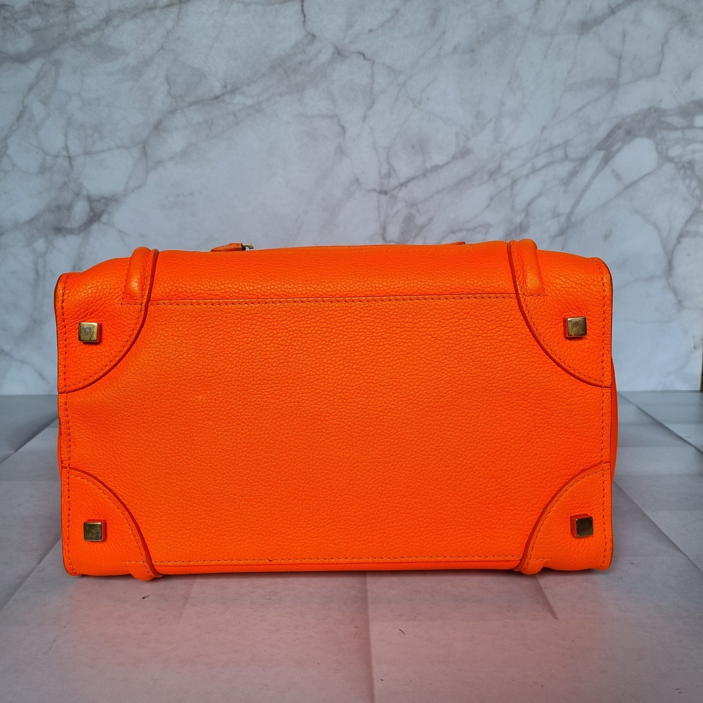 Celine Mini Luggage Fluo Orange