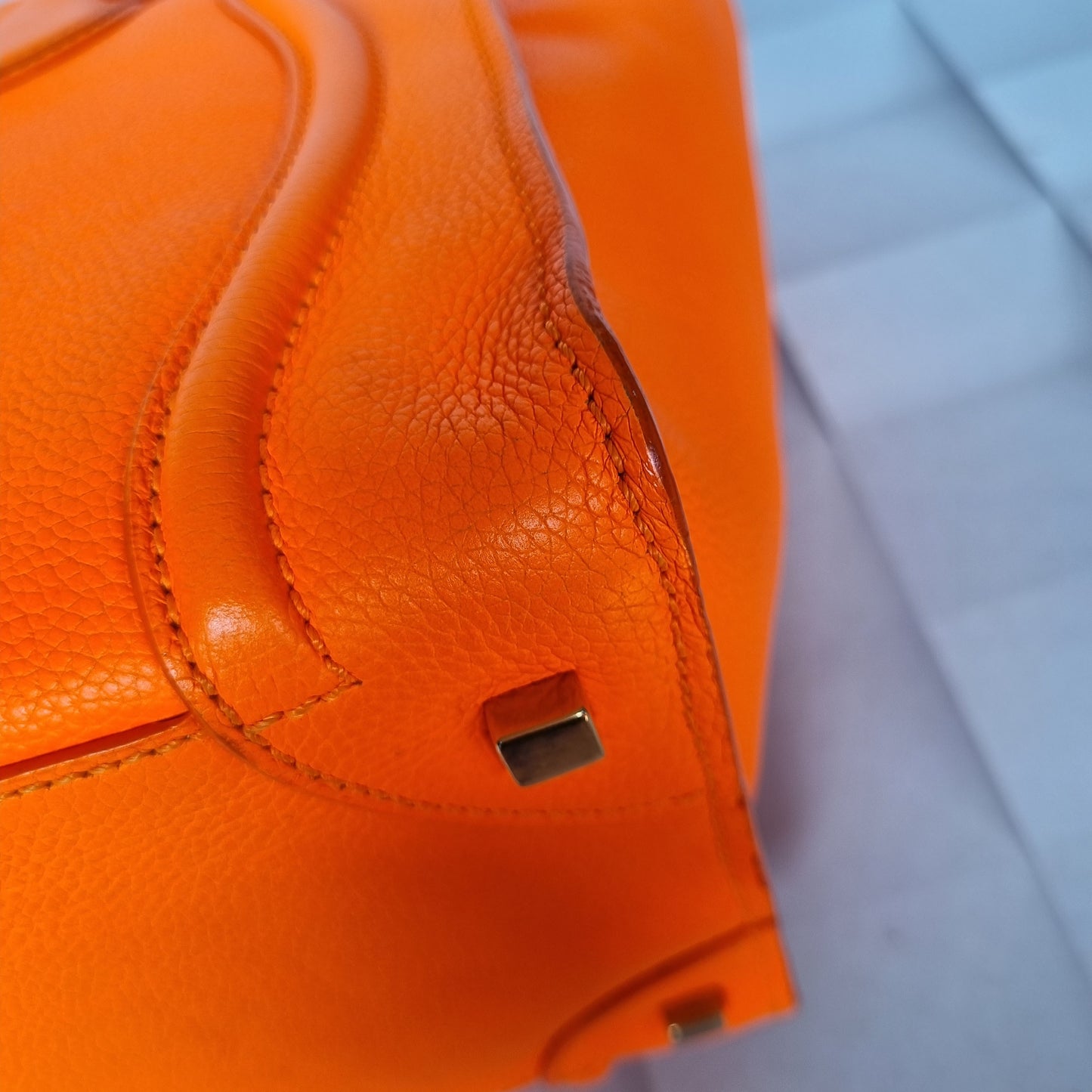 Celine Mini Luggage Fluo Orange