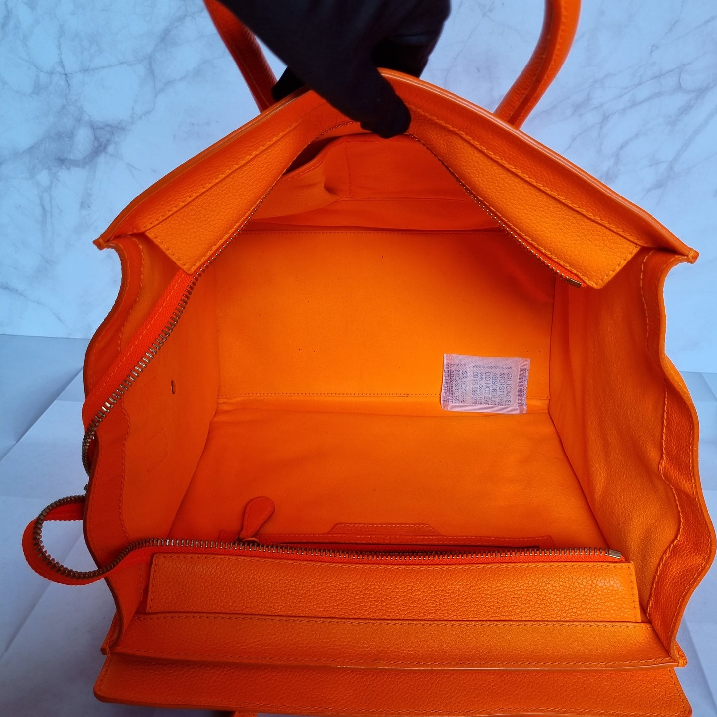 Celine Mini Luggage Fluo Orange