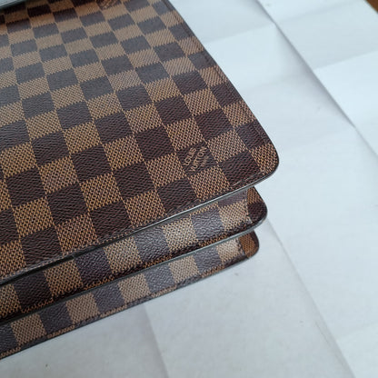 Louis Vuitton Altona GM Briefcase Damier Ebene 2002 Size 40x9x32