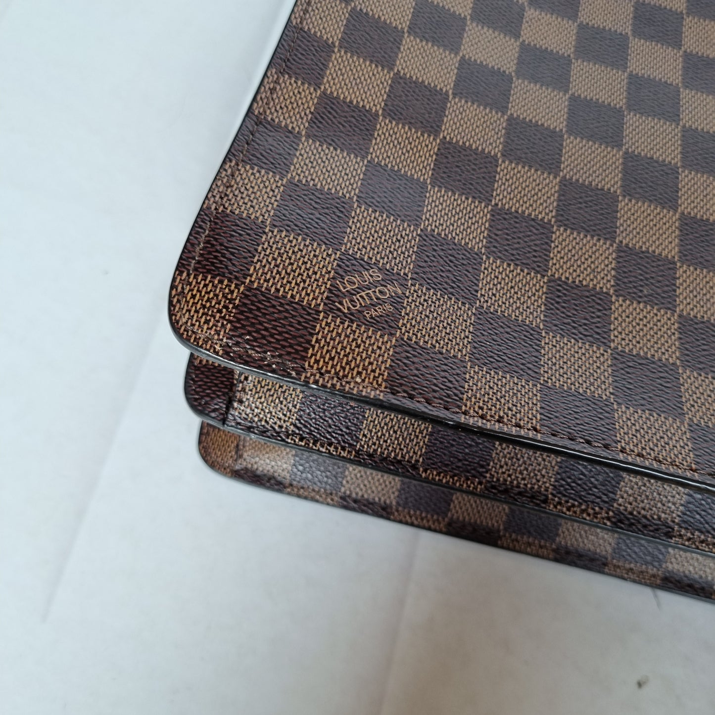 Louis Vuitton Altona GM Briefcase Damier Ebene 2002 Size 40x9x32