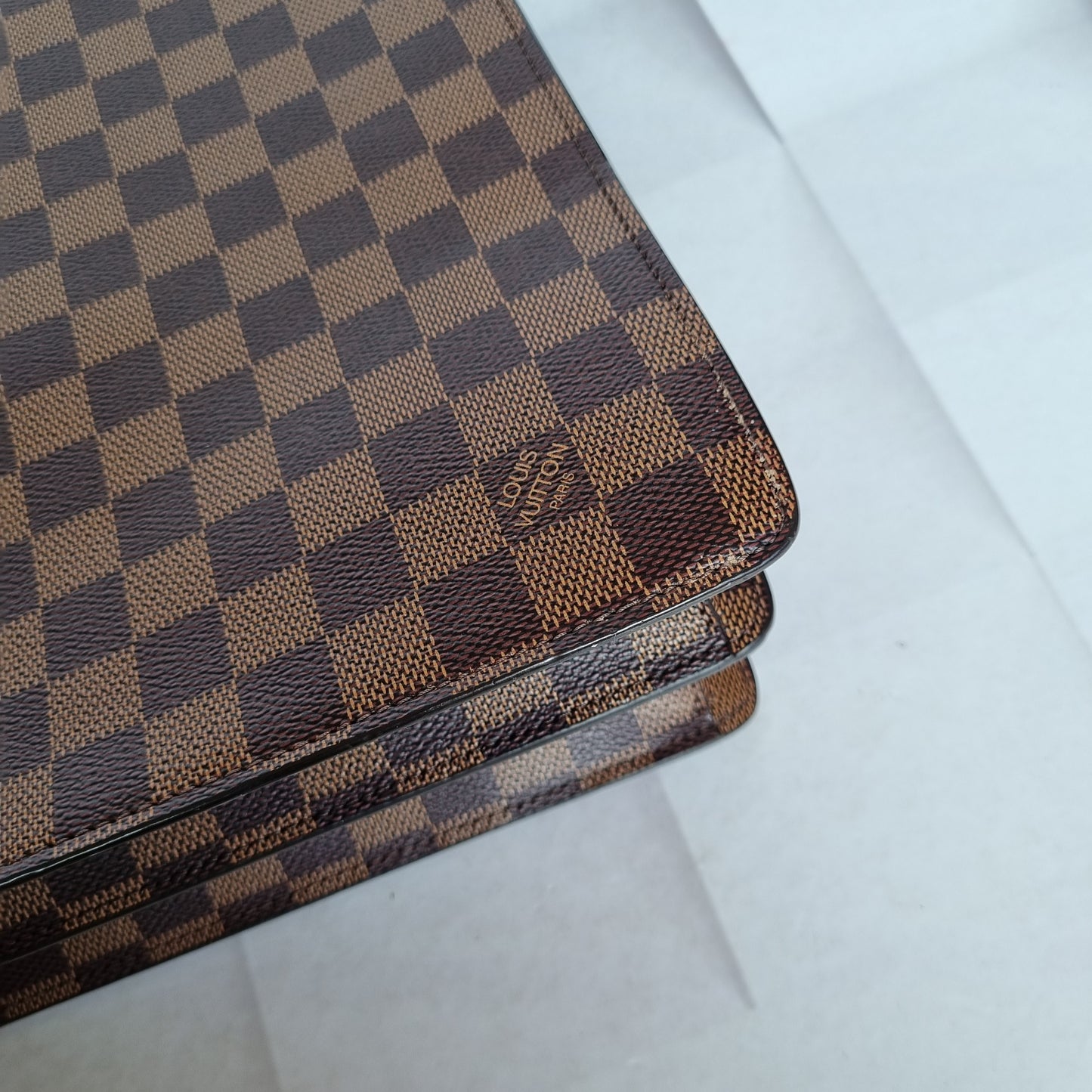 Louis Vuitton Altona GM Briefcase Damier Ebene 2002 Size 40x9x32