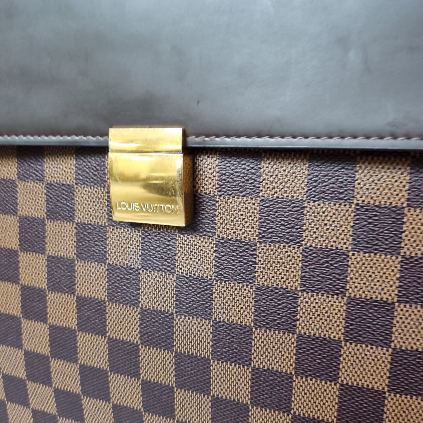 Louis Vuitton Altona GM Briefcase Damier Ebene 2002 Size 40x9x32