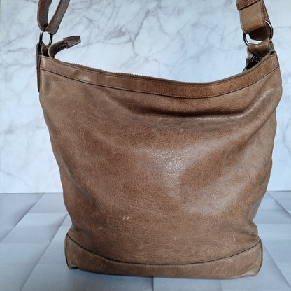 Balenciaga Motocross Sling Bag Brown Size 31x12x36