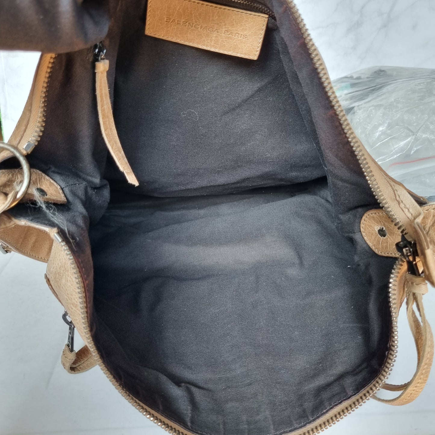 Balenciaga Motocross Sling Bag Brown Size 31x12x36