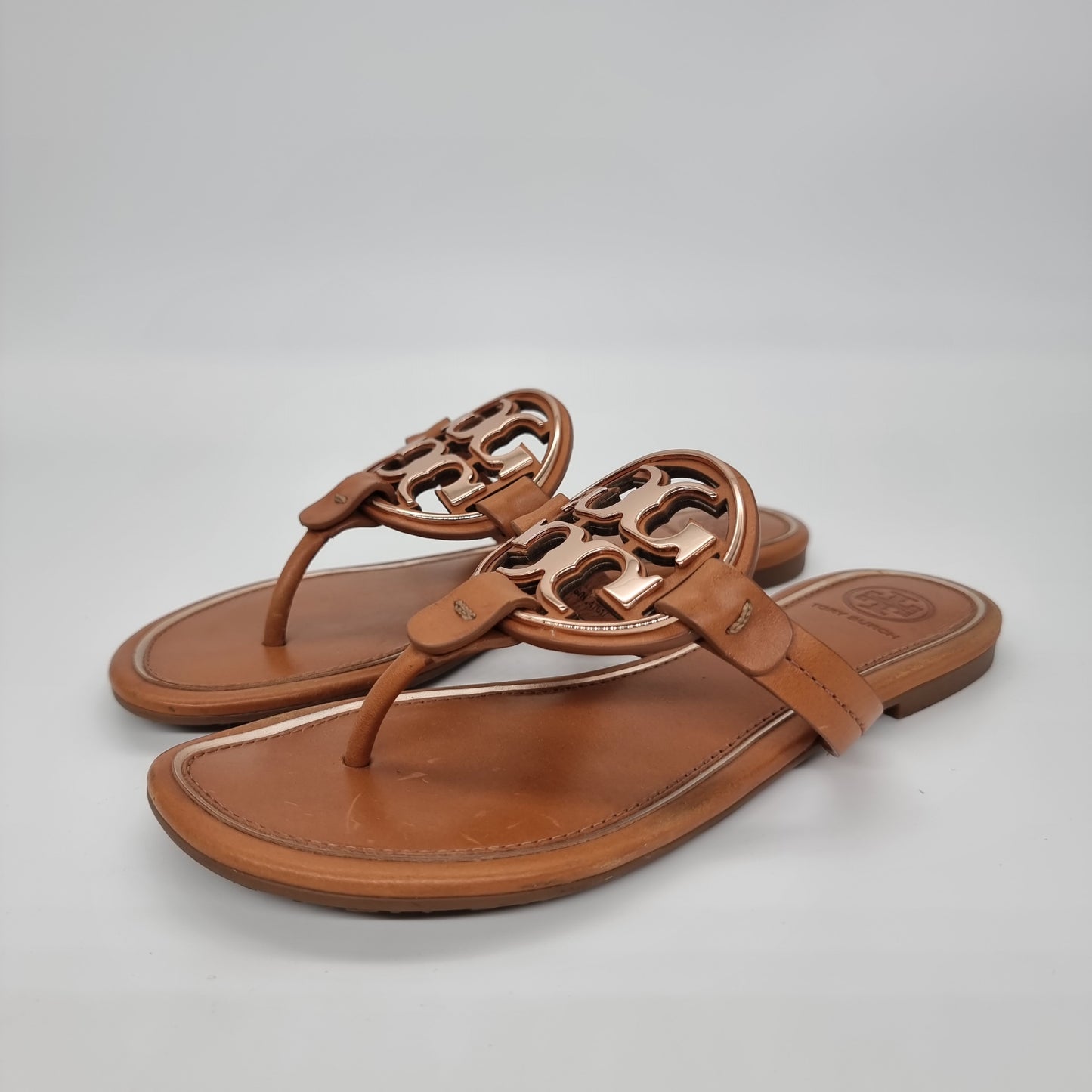 Tory Burch Metal Miller Sandal Size 7M/24