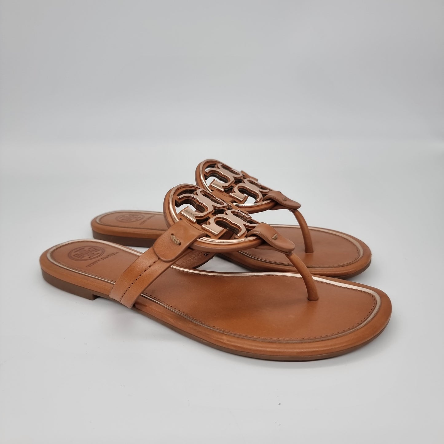 Tory Burch Metal Miller Sandal Size 7M/24