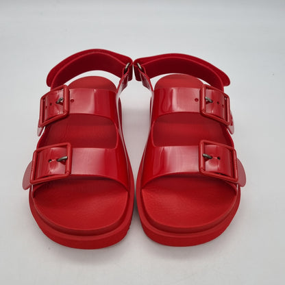 Gucci Isla Flat Sandals Red Size 37/24