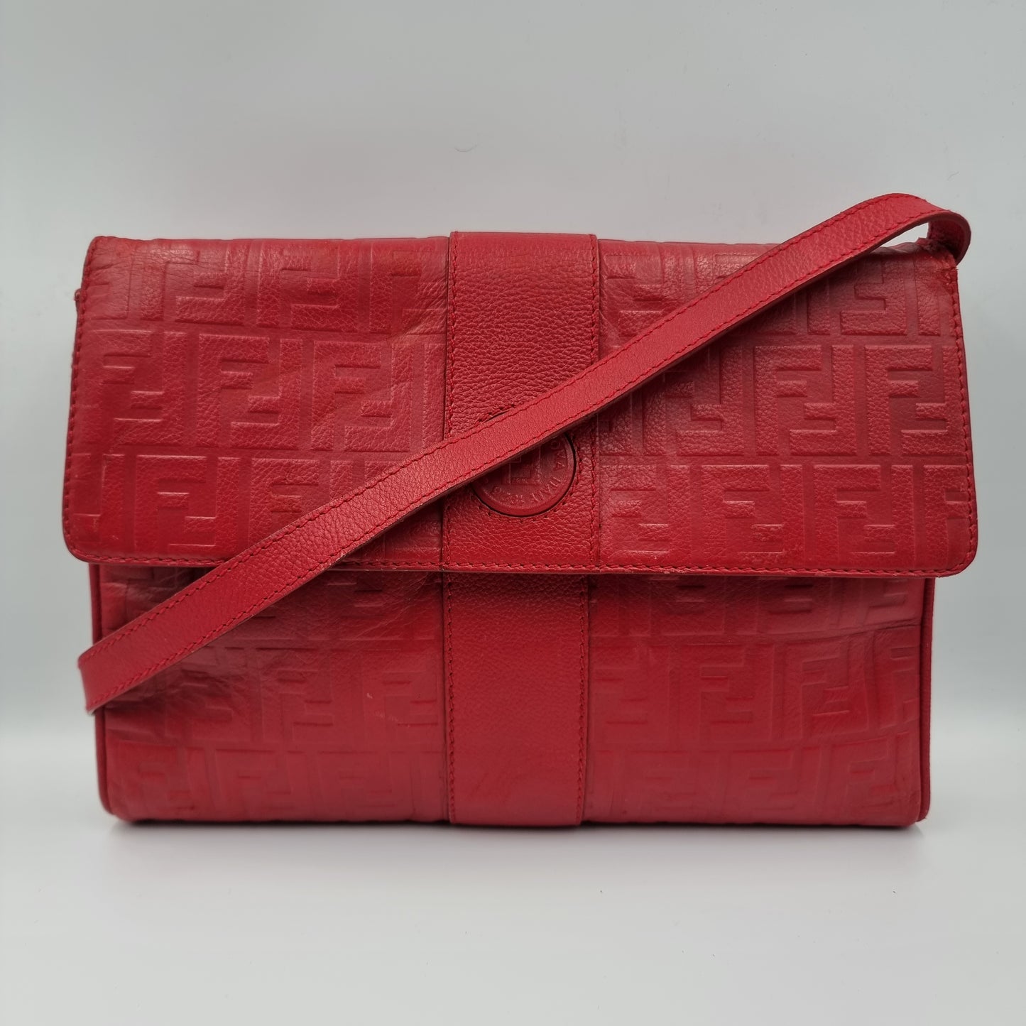 Fendi FF Slingbag red size 30x22