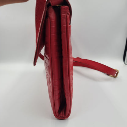 Fendi FF Slingbag red size 30x22