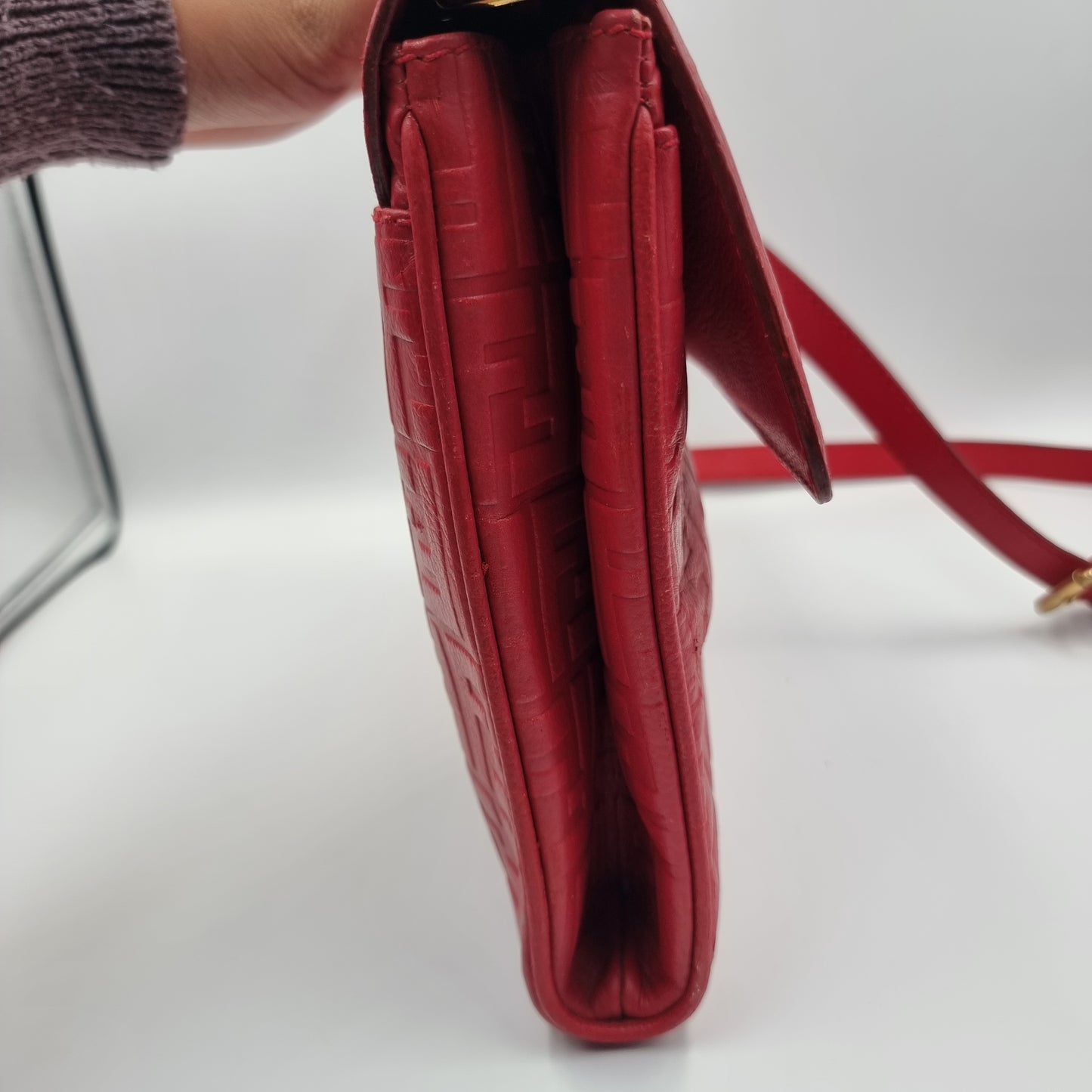 Fendi FF Slingbag red size 30x22