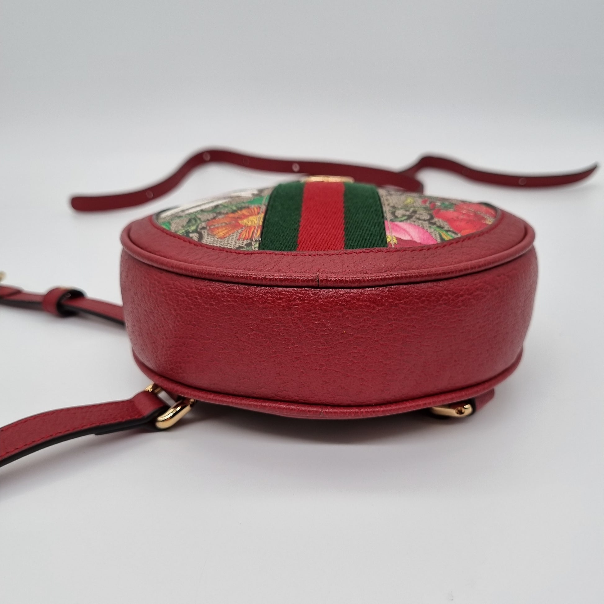 gucci ophidia gg flora mini backpack in red Gucci Ophidia Round Backpack diameter 16cm tahun 2021 – Bagloverz Caroline