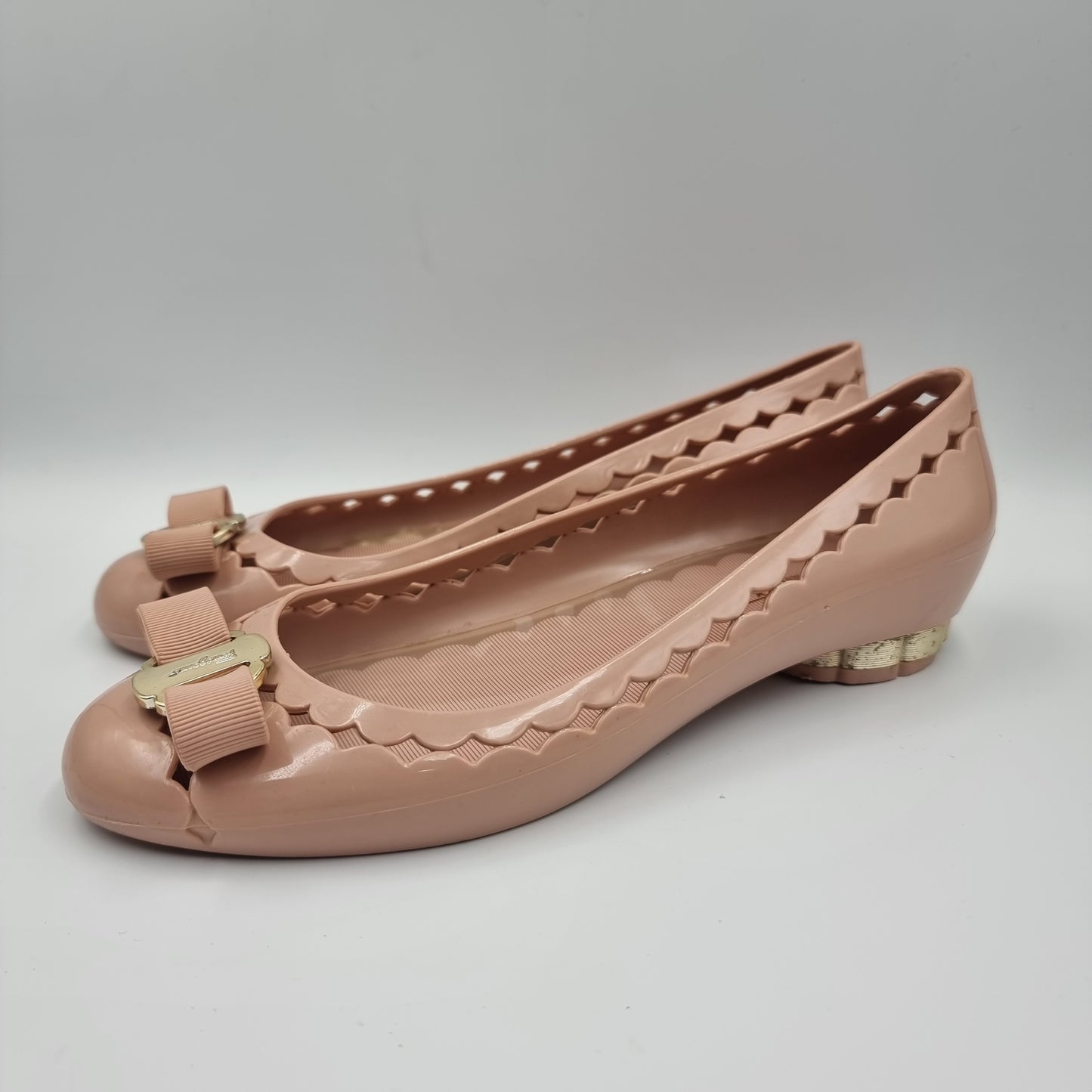 Salvatore Ferragamo Jelly Pump Pink Size 6/23