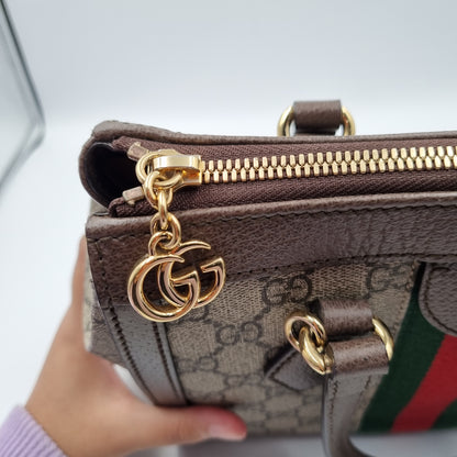 Gucci GG Supreme Ophidia Tote Women Size 24x6x21