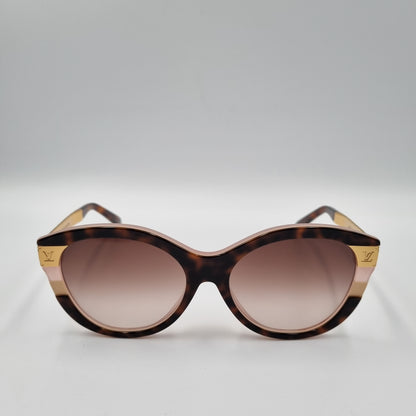 Louis Vuitton Soupcon Cat Eye Leopard Pink LIst Sunglasses