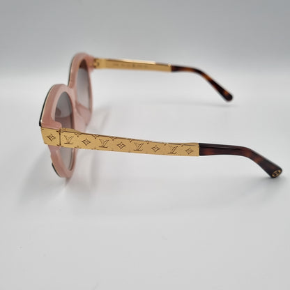 Louis Vuitton Soupcon Cat Eye Leopard Pink LIst Sunglasses